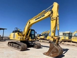 Side of used Excavator